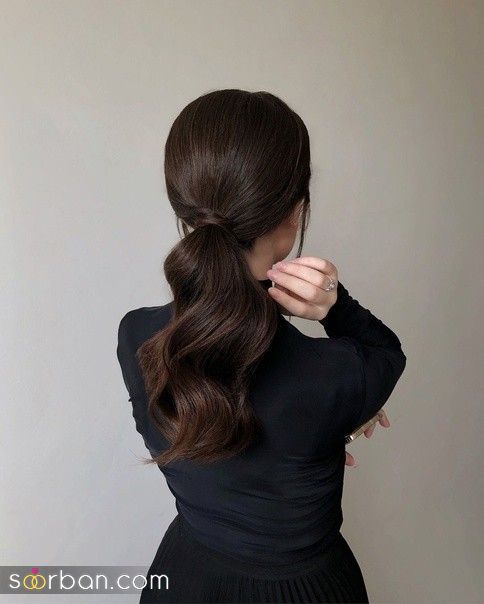جدیدترین مدل شینیون موی باز | 25 مدل مو و شینیون باز دخترانه و زنانه برای عروسی و تولد