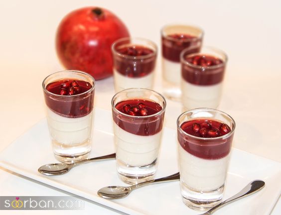 دسر شب یلدا 1403 | جدیدترین دسر و ژله شب یلدا - تزئین دسر برای شب یلدا