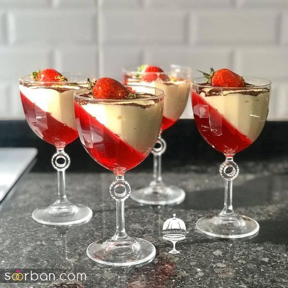دسر شب یلدا 1403 | جدیدترین دسر و ژله شب یلدا - تزئین دسر برای شب یلدا
