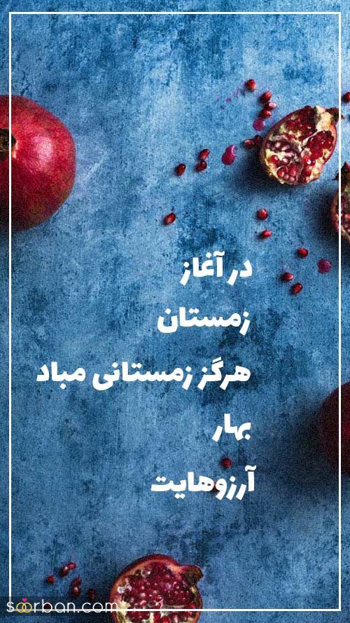 استوری یلدا مبارک - استوری برای شب یلدا 1403 | استوری تبریک شب یلدا - تبریک شب یلدا برای استوری اینستاگرام