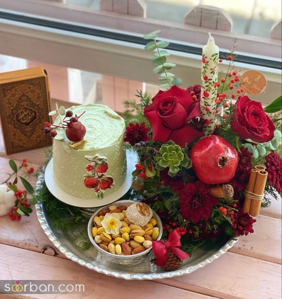 خفن ترین ایده میوه آرایی شب یلدا 1403 | تزئین میوه های شب یلدا - چیدمان میوه برای شب یلدا