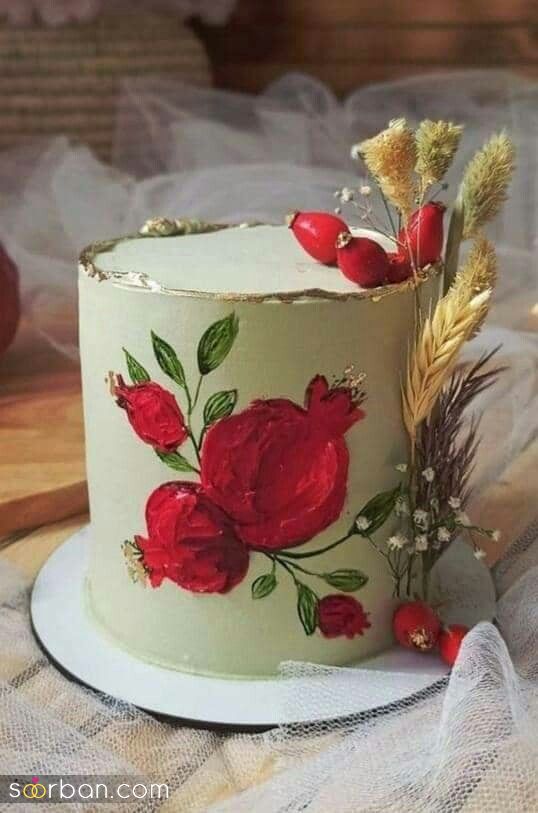 کیک شب یلدا برای عروس 1403 | کیک برای شب چله عروس - قشنگ ترین کیک شب یلدا کدومه؟