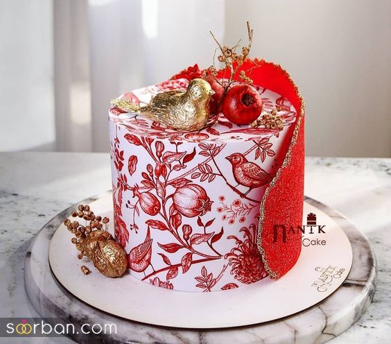 کیک شب یلدا برای عروس 1403 | کیک برای شب چله عروس - قشنگ ترین کیک شب یلدا کدومه؟