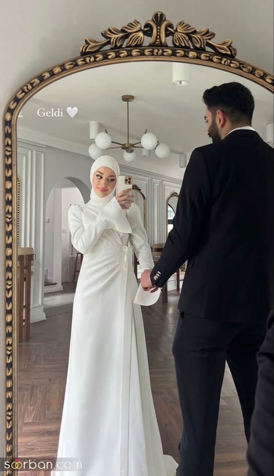 20 مدل پرفروش پیراهن عقد محضری | ژورنالی از شیک ترین مدل لباس عقد محضری