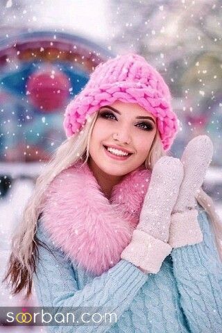 27 مدل کلاه بافتنی زمستانه دخترانه | کلاه بافتنی دخترانه فانتزی و ساده برای ایده