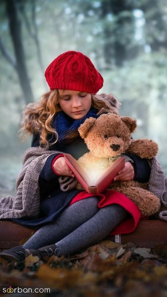 ژست عکس کودک با عروسک | عکاسی از کودک با عروسک در آتلیه و خانه 2024