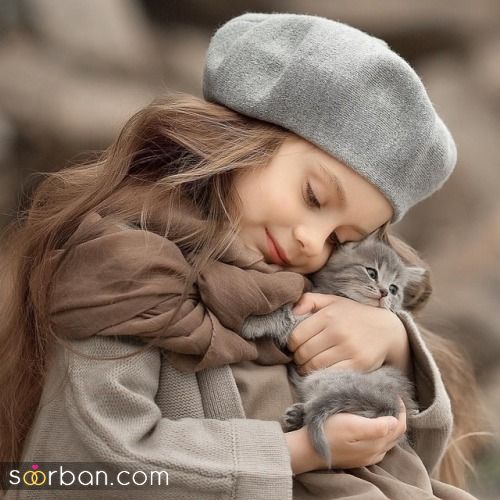 ایده های عکاسی از کودکان با حیوانات | ژست عکس کودک با حیوانات 2024