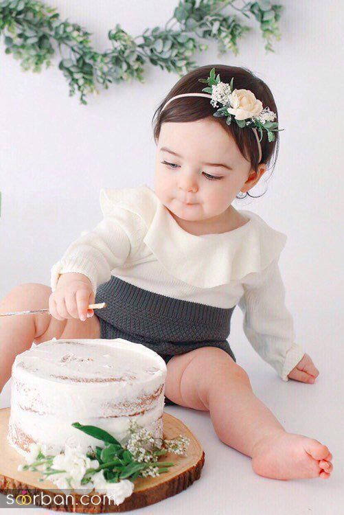 عکاسی کودک با کیک تولد | جدیدترین ایده های عکاسی از کودک با کیک تولد 2024