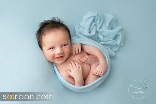 ایده عکاسی از نوزاد چند روزه | ژست عکس نوزاد تازه به دنیا آمده 2024