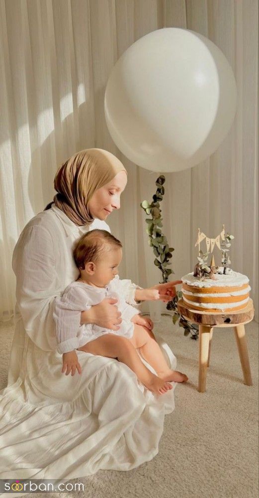 ژست عکس تولد کودک در خانه 2024 | جدیدترین ایده های ژست عکس تولد کودک دختر در منزل