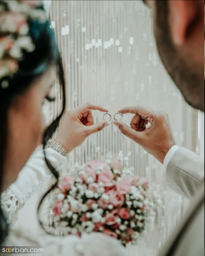 ایده عکاسی با حلقه ازدواج(جدید و ترند 2024)| 25 ژست بی‌نهایت شیک و خفن