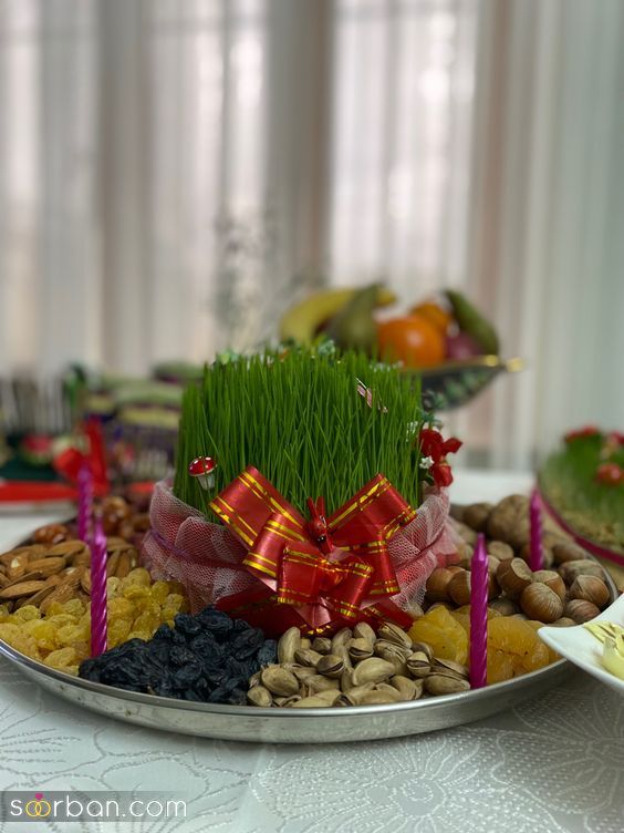 ‌‌مدل سبزه عید 1403 | مدل سبزه عید ساده اما لاکچری - تزیین سبزه عید برای عروس