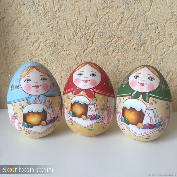 تخم مرغ رنگی 1403 - تخم مرغ رنگی 1403 - طرح تخمه مرغ هفت سین - تخم مرغ سفره هفت سین رو رنگ کردی؟