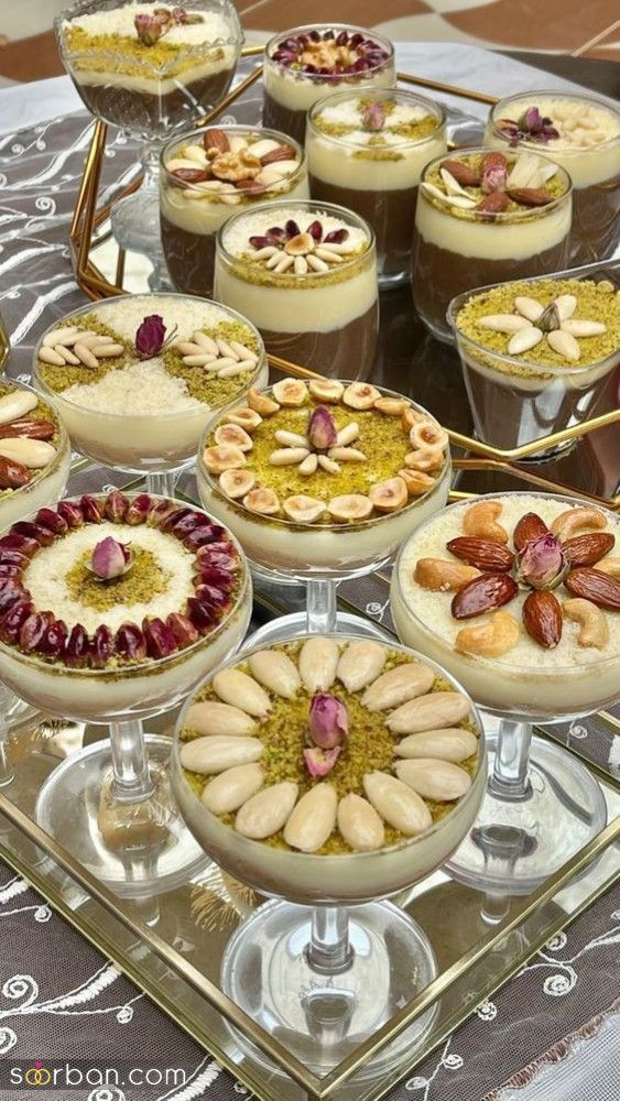 تزئین دسر برای مهمانی | تزئین دسر برای مهمانی 1403 - هنرتو به رخ مادرشوهرت بکش! - تزئین کردن دسر برای مجالس