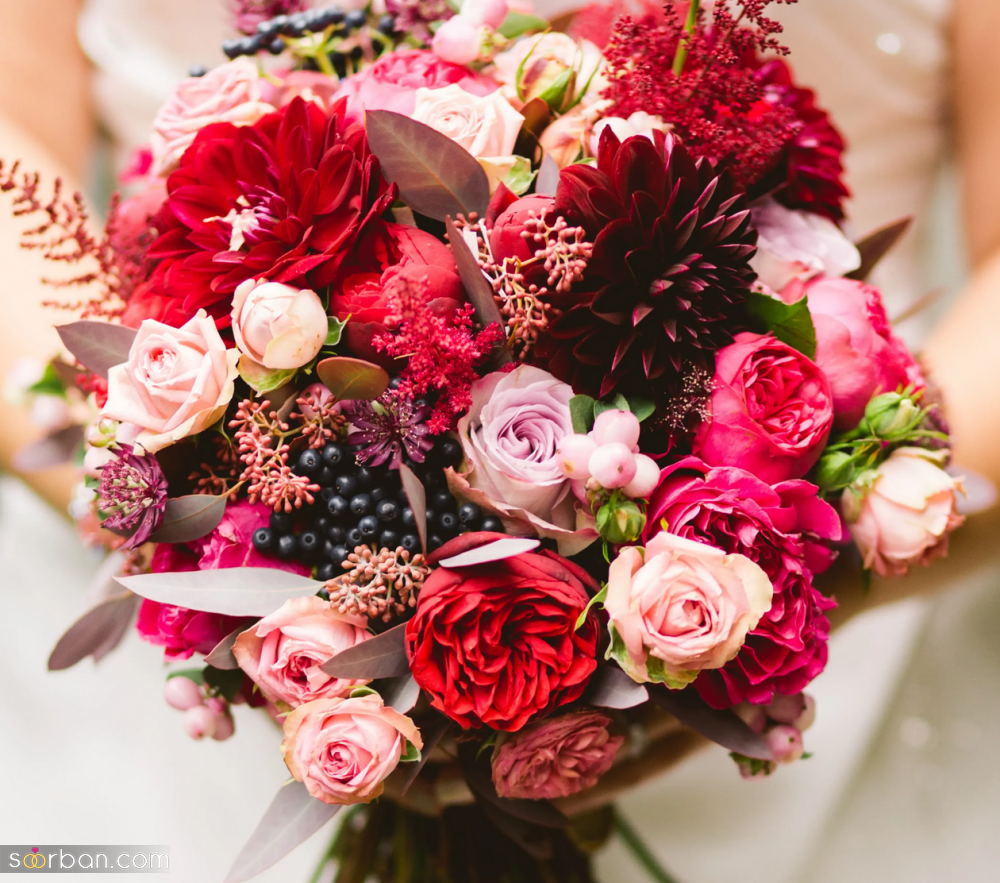 انتخاب دسته گل عروس مناسب با لباس و تم عروسی