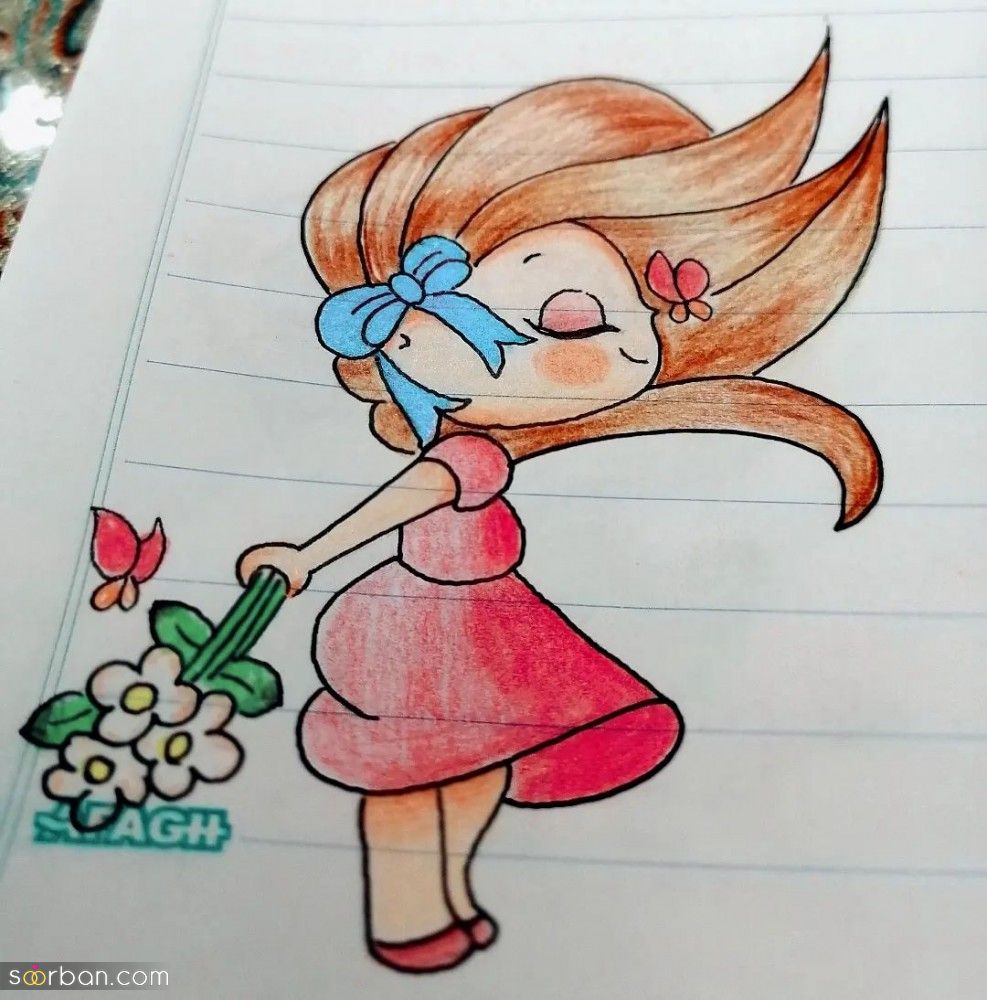 50 ایده تزئین دفتر مشق ساده و بانمک برای شاگرد زرنگ ها که بهترین باشن!