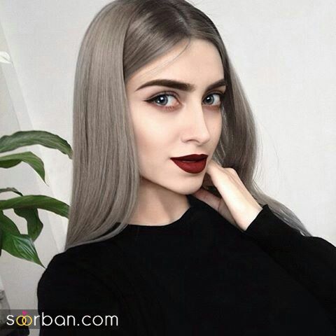 رنگ مو دودی | رنگ مو دودی + 5 فرمول رنگ موی دودی برای خانم های قری و خواستنی!