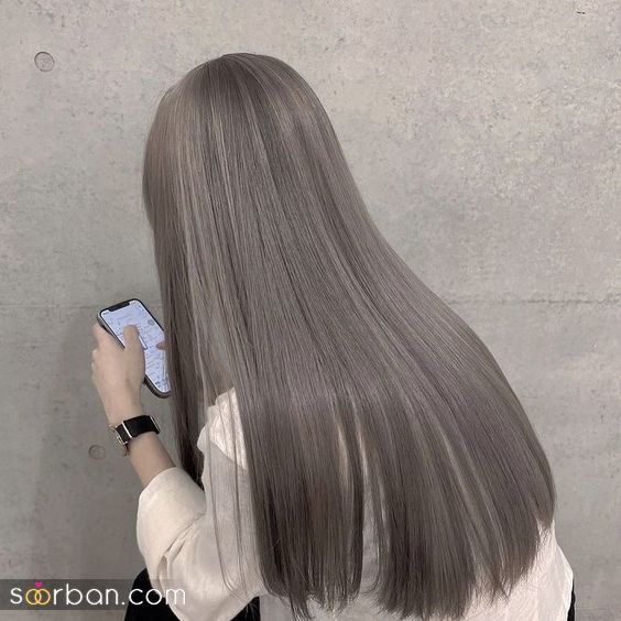 رنگ مو دودی | رنگ مو دودی + 5 فرمول رنگ موی دودی برای خانم های قری و خواستنی!