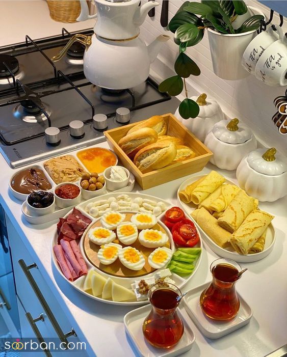 36 ایده تزئین صبحانه 1403 بلاگرها برای برای خانم های خوش سلیقه!