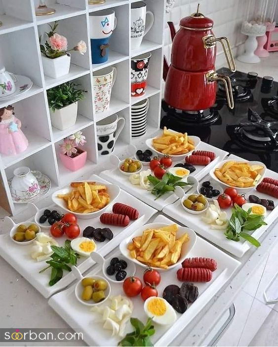 36 ایده تزئین صبحانه 1403 بلاگرها برای برای خانم های خوش سلیقه!