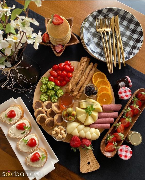 36 ایده تزئین صبحانه 1403 بلاگرها برای برای خانم های خوش سلیقه!