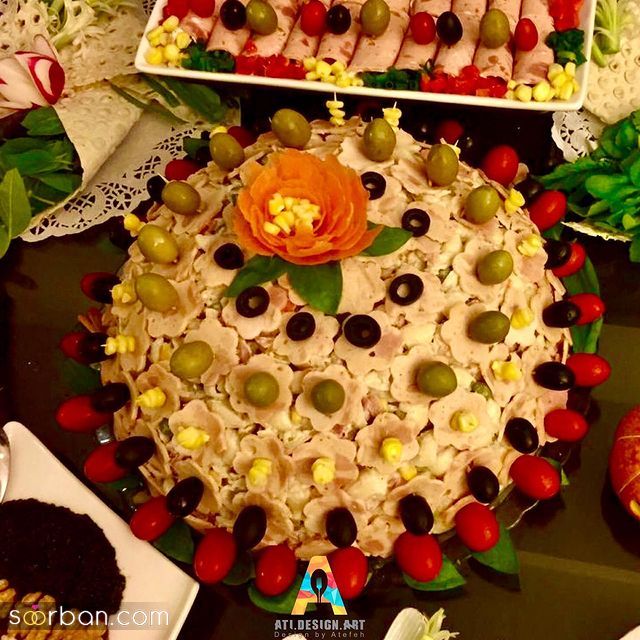 30 مدل تزیین سالاد ماکارونی با ایده هایی جدید و خلاقانه برای مهمانی های خاص شما