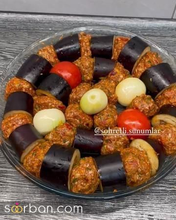 44 ایده تزیین بادمجان ساده و شیک در طرح های اشتها برانگیز