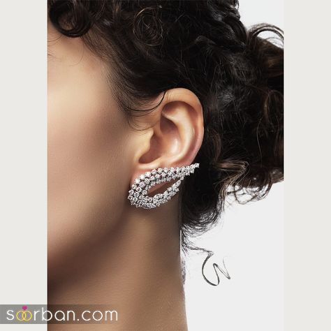 گوشواره طلا برای عروس 2024 | گوشواره طلا عروس در طرح های جدید ویژه عروس خانم ها