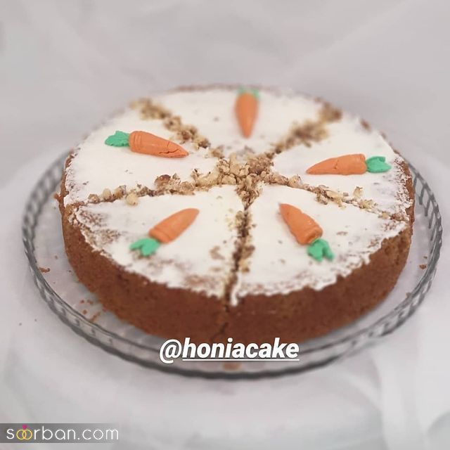 تزیین کیک هویج با 53 ایده خلاقانه ساده و شیک