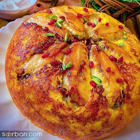 تزیین زرشک پلو با مرغ | تزیین زرشک پلو با مرغ 1403 برای مهمانی های رسمی و خودمونی و پاگشای عروس!