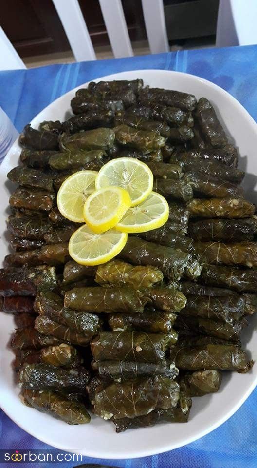 تزیین دلمه برگ مو | 30 ایده برای تزیین دلمه برگ مو برای خانم های باسلیقه که عاشق ایده های جدید هستن!