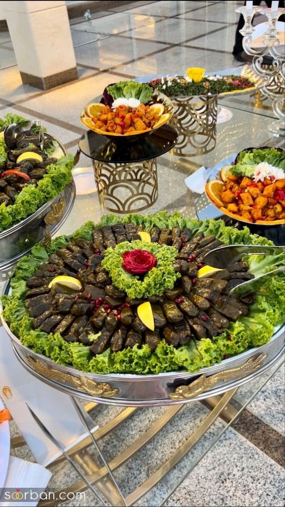 تزیین دلمه برگ مو | 30 ایده برای تزیین دلمه برگ مو برای خانم های باسلیقه که عاشق ایده های جدید هستن!