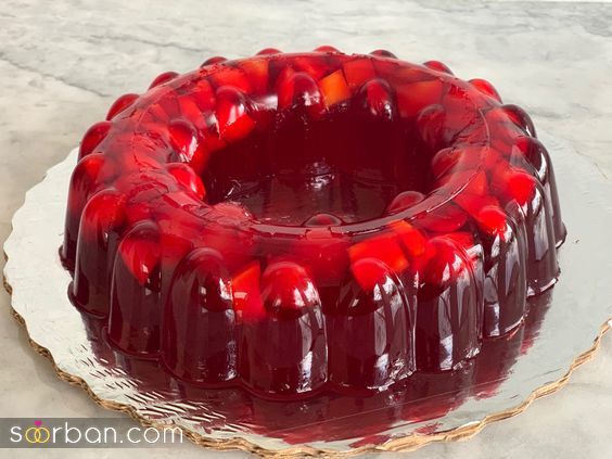 تزیین ژله ساده | تزیین ژله ساده و راحت فقط توی 10 دقیقه ژله مجلسی درست کن!
