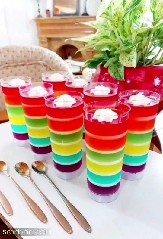 تزیین ژله ساده | تزیین ژله ساده و راحت فقط توی 10 دقیقه ژله مجلسی درست کن!