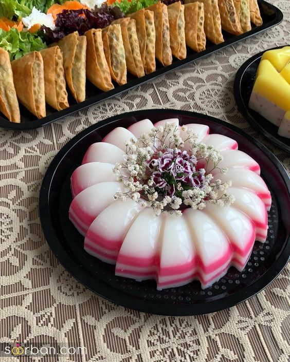 تزیین ژله ساده | تزیین ژله ساده و راحت فقط توی 10 دقیقه ژله مجلسی درست کن!