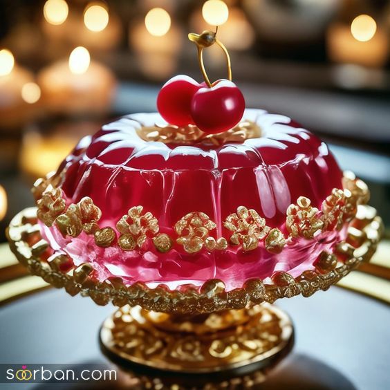تزیین ژله ساده | تزیین ژله ساده و راحت فقط توی 10 دقیقه ژله مجلسی درست کن!