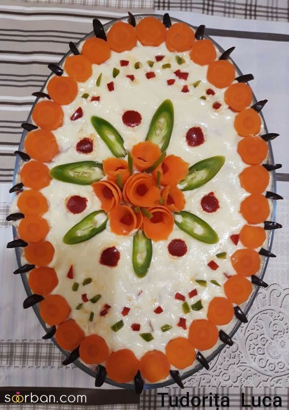 تزیین سالاد الویه برای تولد | 45 تزیین سالاد الویه برای تولد که کدبانوهای ایرانی برامون فرستادن!