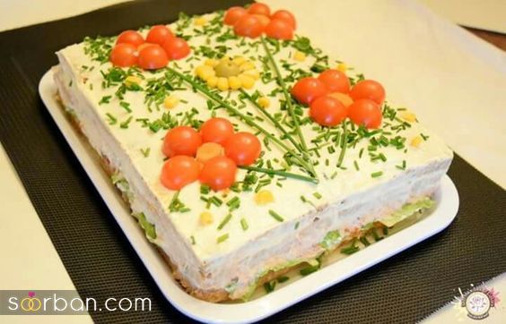 تزیین سالاد الویه برای تولد | 45 تزیین سالاد الویه برای تولد که کدبانوهای ایرانی برامون فرستادن!