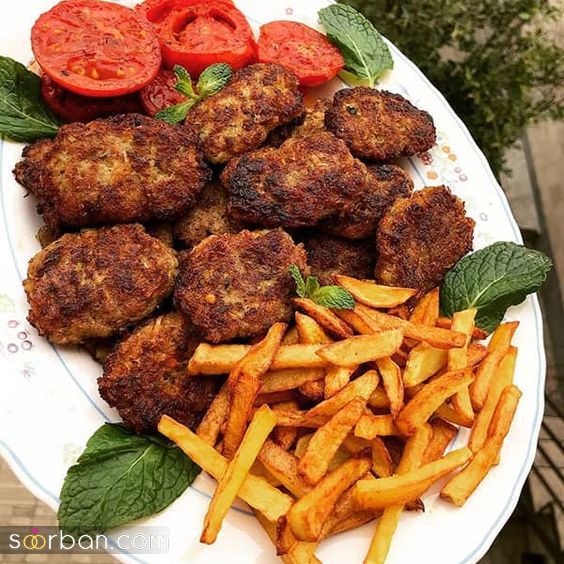 تزیین کتلت برای مهمانی | 25 تزیین کتلت برای مهمانی و مجالس باد بگیر و هنراتو به رخ همه بکش!