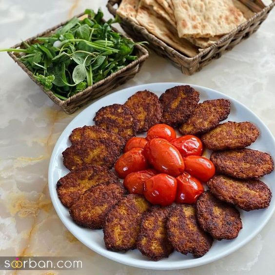تزیین کتلت برای مهمانی | 25 تزیین کتلت برای مهمانی و مجالس باد بگیر و هنراتو به رخ همه بکش!