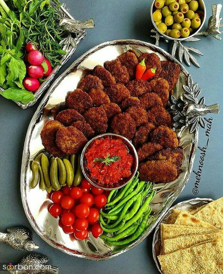 تزیین کتلت برای مهمانی | 25 تزیین کتلت برای مهمانی و مجالس باد بگیر و هنراتو به رخ همه بکش!