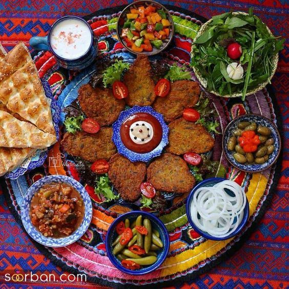 تزیین کتلت برای مهمانی | 25 تزیین کتلت برای مهمانی و مجالس باد بگیر و هنراتو به رخ همه بکش!