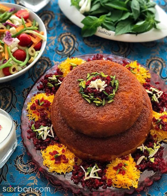 38 مدل تزیین ته چین جدید مجلسی ساده و شیک