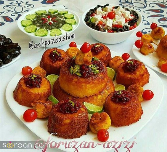 38 مدل تزیین ته چین جدید مجلسی ساده و شیک