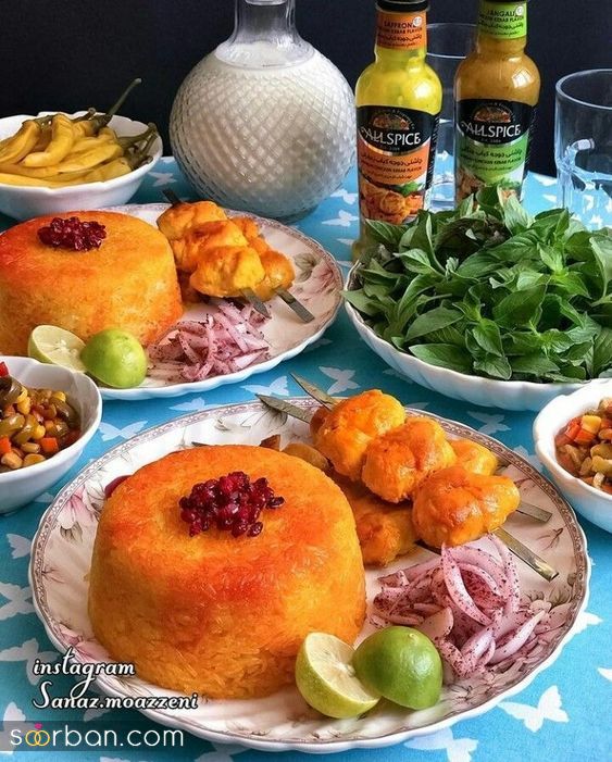 38 مدل تزیین ته چین جدید مجلسی ساده و شیک