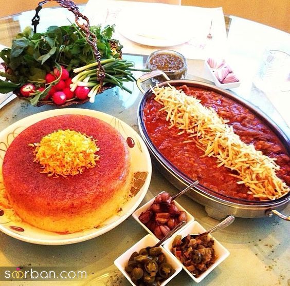 38 مدل تزیین ته چین جدید مجلسی ساده و شیک