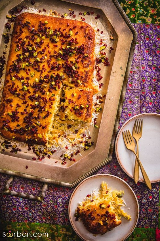 38 مدل تزیین ته چین جدید مجلسی ساده و شیک