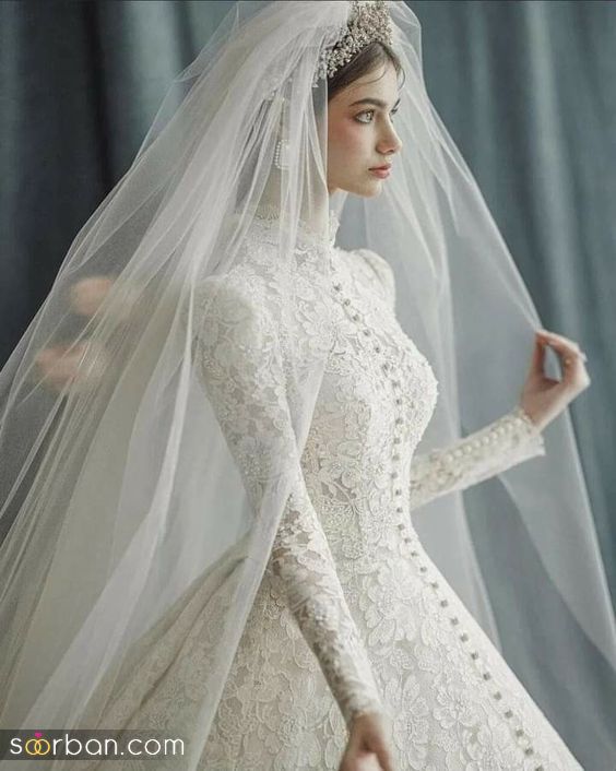 مدل تور عروس 1403 | مدل تور عروس 1403 رویایی و لاکچری که فقط خانم های باکلاس انتخابشون می کنن!
