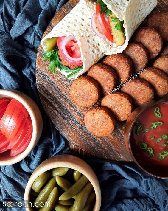 تزیین فلافل با بیش از 45 ایده جدید لاکچری برای تولد و مهمانی های خاص شما