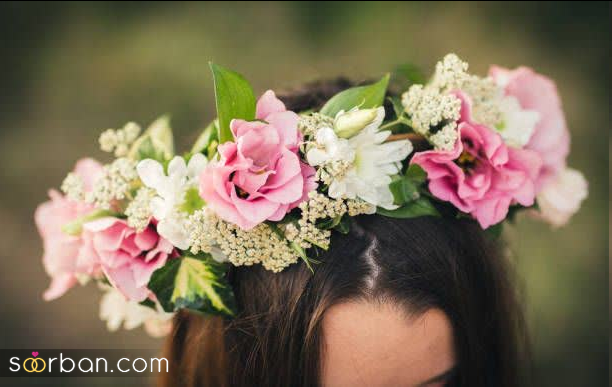 فلسفه تاج گل روی سر عروس + 6 نکته طلایی در انتخاب بهترین مدل تاج عروس